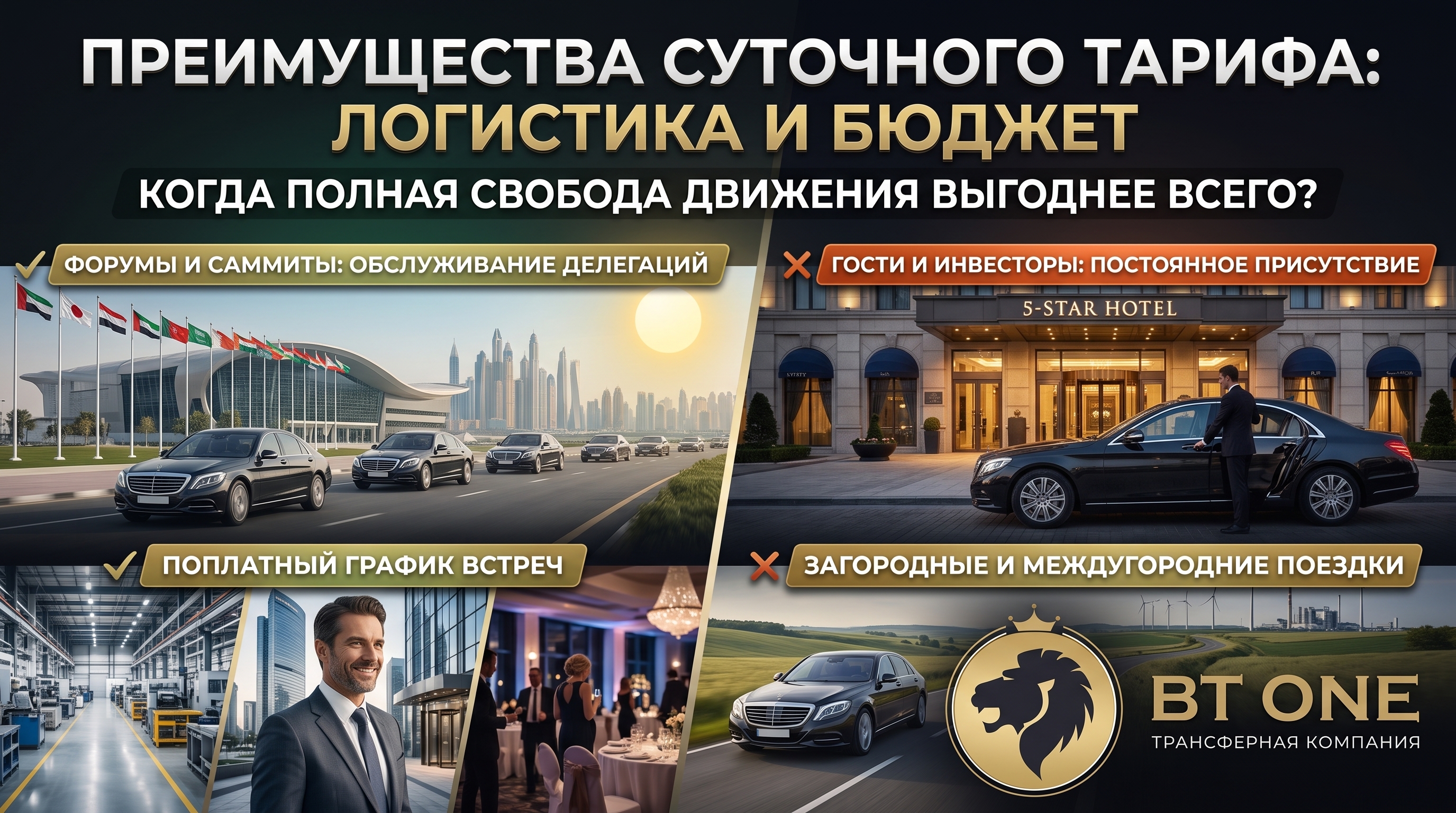 Когда суточный тариф выгоднее по бюджету и логистике